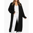thumbnail image 1 of Womens Casual Long Cardigan Long Sleeve Open Front Sweater Coat Outerwear, 1 of 4