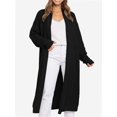 thumbnail image 1 of Womens Casual Long Cardigan Long Sleeve Open Front Sweater Coat Outerwear, 1 of 4