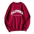 thumbnail image 1 of Womens Casual Long Sleeve Graphic Tee Shirts Crew Neck Sweatshirts Pullover Tops for Women, 1 of 5
