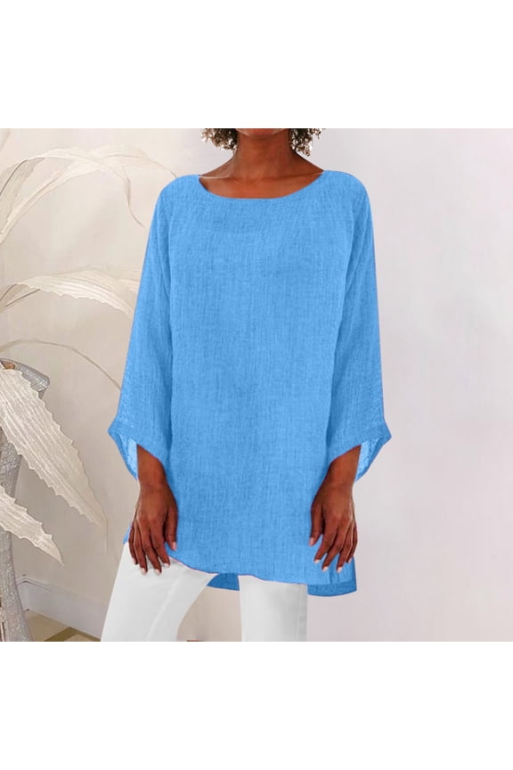 Womens Casual Long Sleeve Tunic Tops Crew Neck Tshirts Blouses Graphic Tees with Sayings for Moms