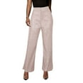 thumbnail image 1 of Womens Casual Pants New Ladies Sequin Party Fashion Leisure High Waist Retro Loose Pant Slacks for Women Pink M, 1 of 7