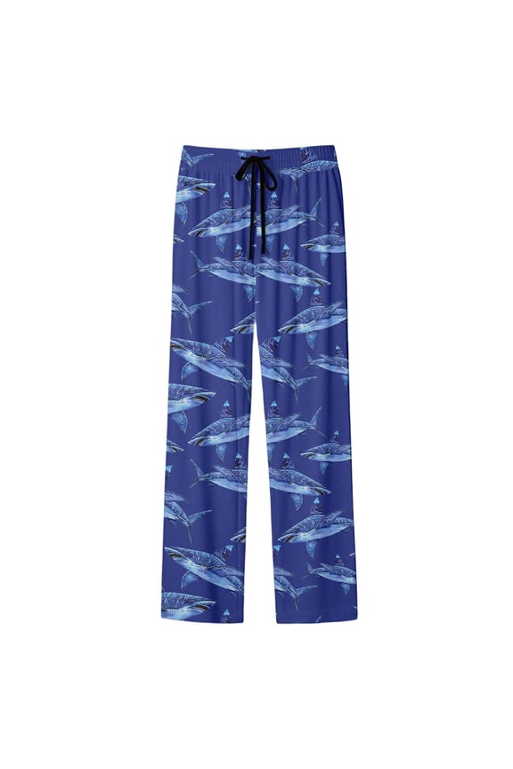 Womens Casual Pants Trousers All Over Print Outings Bottoms