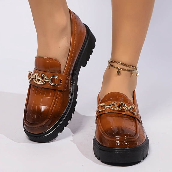 Womens Casual Sandals Women's Oofos Wide Sandals Women's Fashionable Casual Versatile Thick-Soled Versatile Solid Color Spring And Summer Casual Loafers Brown