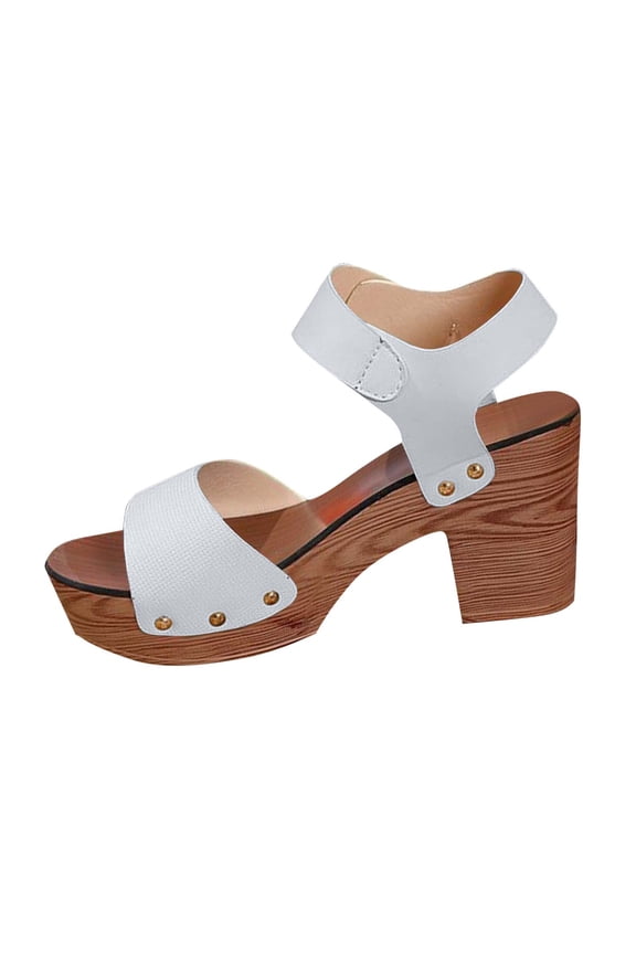 Womens Casual Sandals Women's Oofos Women's Fashion Casual Versatile Fish Mouth Leisure Spring And Summer Style Fashion High Heel Sandals Silver