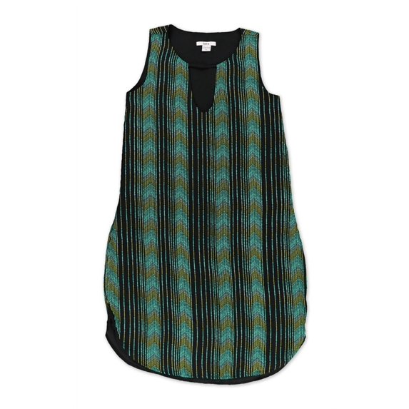 Womens Casual Shift Dress multi XS