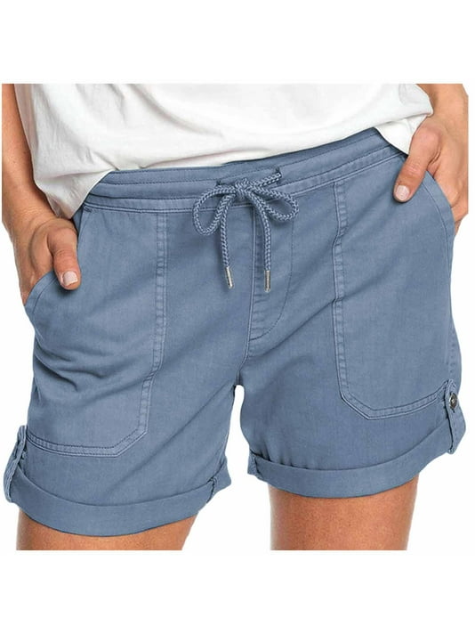 Nokiwiqis Womens Casual Summer Short Jeans, Triangle Crotch Nokiwiqis Womens Casual Summer Short Jeans, Triangle Crotch