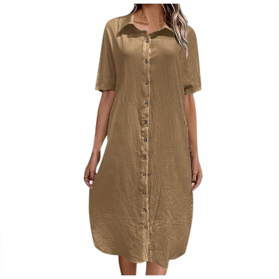 Womens Casual Short Sleeve Side Split Button Down Long Kimonos Cardigans Swimsuit Cover Ups Sun Shirt Women Sun Protection Clothing Women