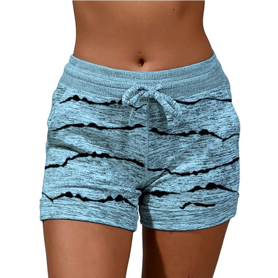 Womens Casual Shorts Drawstring Elastic Waist Summer Short Comfy Pocketed Solid Pants Sweatpants Women Plus Size Clothes For Women Gifts For Women