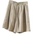 thumbnail image 1 of Womens Casual Shorts Solid Color Summer Pocket Pants Baggy Workout Trousers, 1 of 2