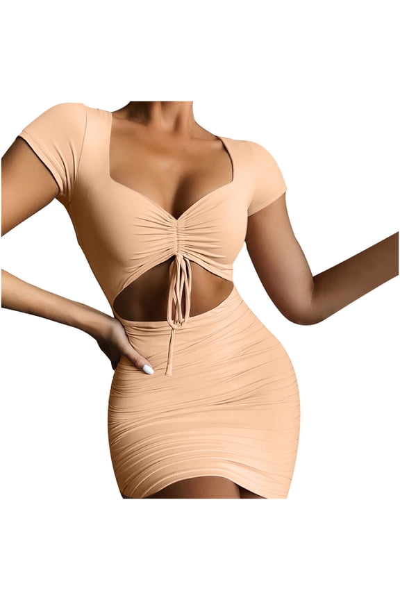 Womens Casual Soild Asymmetrical Tank Dress Short Basic Midi Club Dress Summer Boho Floral Sundresses Wedding Guest Graduation Prom Formal Cocktail Dresses that Hide Belly A520-22395