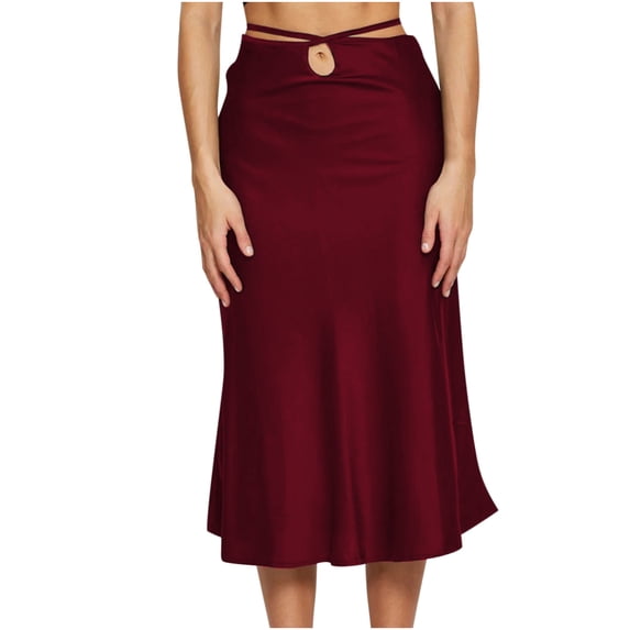 Womens Casual Solid Color Zipper Skirt Lace Navel Temperamental Commute Skirt Summer Boho Floral Skirt Dress Cocktail Dresses Wortout Tennis Skirts A-1801