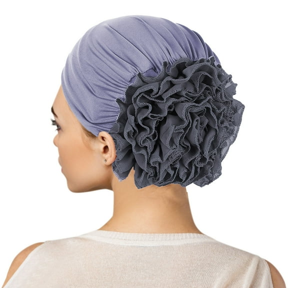 Womens Casual Solid Flowers Head Hat Cap Headwear Turban Cap Slouchy Headwear Exercise Hats for Men Championship Hat Cape Cod Winter Hat All Mesh Trucker Hat Baseball with Dad High Speed Dad