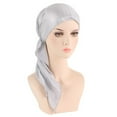 thumbnail image 1 of Womens Casual Solid Head Hat Cap Headwear Turban Cap Slouchy Headwear, 1 of 3
