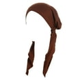 thumbnail image 1 of Womens Casual Solid Head Hat Cap Headwear Turban Cap Slouchy Headwear, 1 of 3