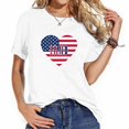 thumbnail image 1 of Womens Casual Tops: Beaches Print T-Shirt, 1 of 3