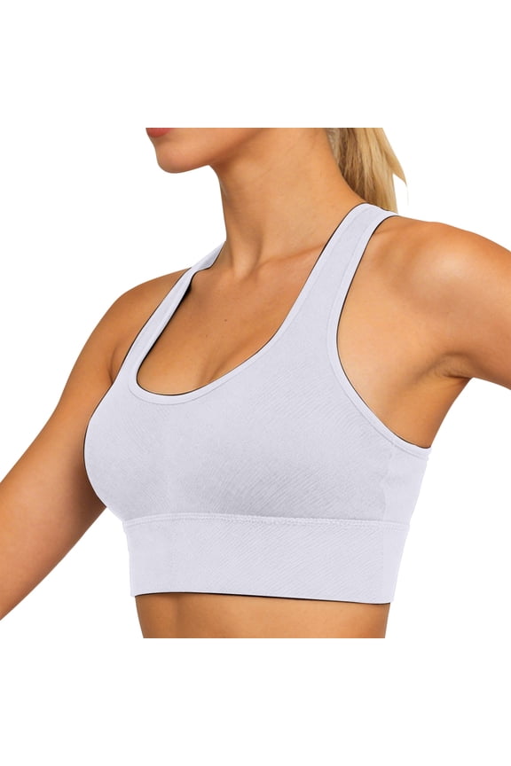 Womens Casual Tops Solid Color Crop Neck Womens Blouse,White,S