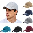 thumbnail image 1 of Womens Casual Washed Cotton Hats, Fashion Adjustable Baseball Caps, Soft Breathable Dad Hat for Daily Wear Shopping Outdoor Activities, 1 of 5