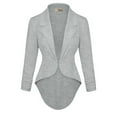 thumbnail image 1 of Womens Casual Work High Low Blazer Jacket, 1 of 3