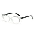thumbnail image 1 of Womens Cat Eye Anti-Blue Reading Glasses Computer Anti-Radiation Glasses Frame, 1 of 3