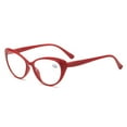 thumbnail image 1 of Womens Cat Eye Reading Glasses Spring Hinge Readers Presbyopic Glasses, 1 of 2