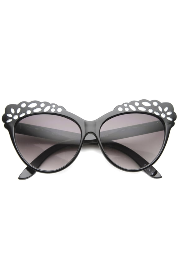 Womens Cat Eye Sunglasses With UV400 Protected Composite Lens 9969