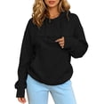 thumbnail image 1 of Womens Cat Pouch Hoodie Pet Carrier Hoodie with Built-in Pouch for Small Cats and Puppies Pet Lover's Pullover Sweatshirt, 1 of 7