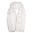 thumbnail image 1 of Womens Cat Printed Chiffon Long Scarf Scarf Lighweight Shawl, 1 of 1