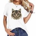 thumbnail image 1 of Womens Cats Make Me Happy Humans Make My Head Hurt Birthday Gift Shirts White L, 1 of 5