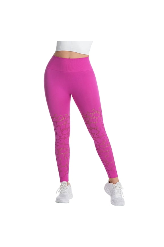 Womens Celsior Cellulite Leggings Lifting High Waisted No Front Seam Workout Pants Yoga Compression Pant Red, Size XL