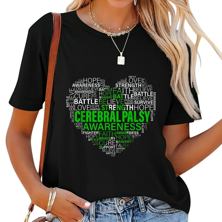 Her Fight Is My Fight Cerebral Palsy Support T-Shirt Her Fight Is My Fight Cerebral Palsy Support T-Shirt