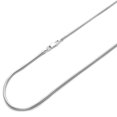 thumbnail image 1 of Womens Chain Sterling Silver 2.1mm Italian Round Snake Chain Necklace(16~30 Inch), 1 of 3
