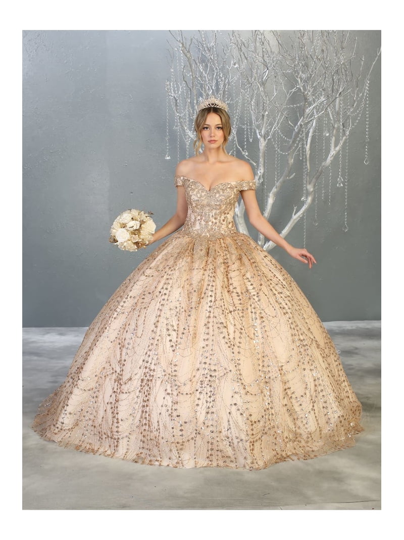 slim fit dress slacks Strapless Quinceanera Dress: Princesa PR22022 Champagne Gold / 00
