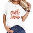 thumbnail image 1 of Womens Cheer Mom Cheerleader Mom Woman Cheerleading T-Shirt, 1 of 5