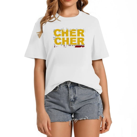Womens Cheerleading Cheerleader Squad Girln Cheer Practice Vintage T-Shirts White