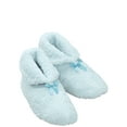 thumbnail image 1 of Womens Chenille Slippers, Foam Cushioned Footbed, Non Slip Sole, Womens Fashion - Size  X-Large, Blue, 1 of 7