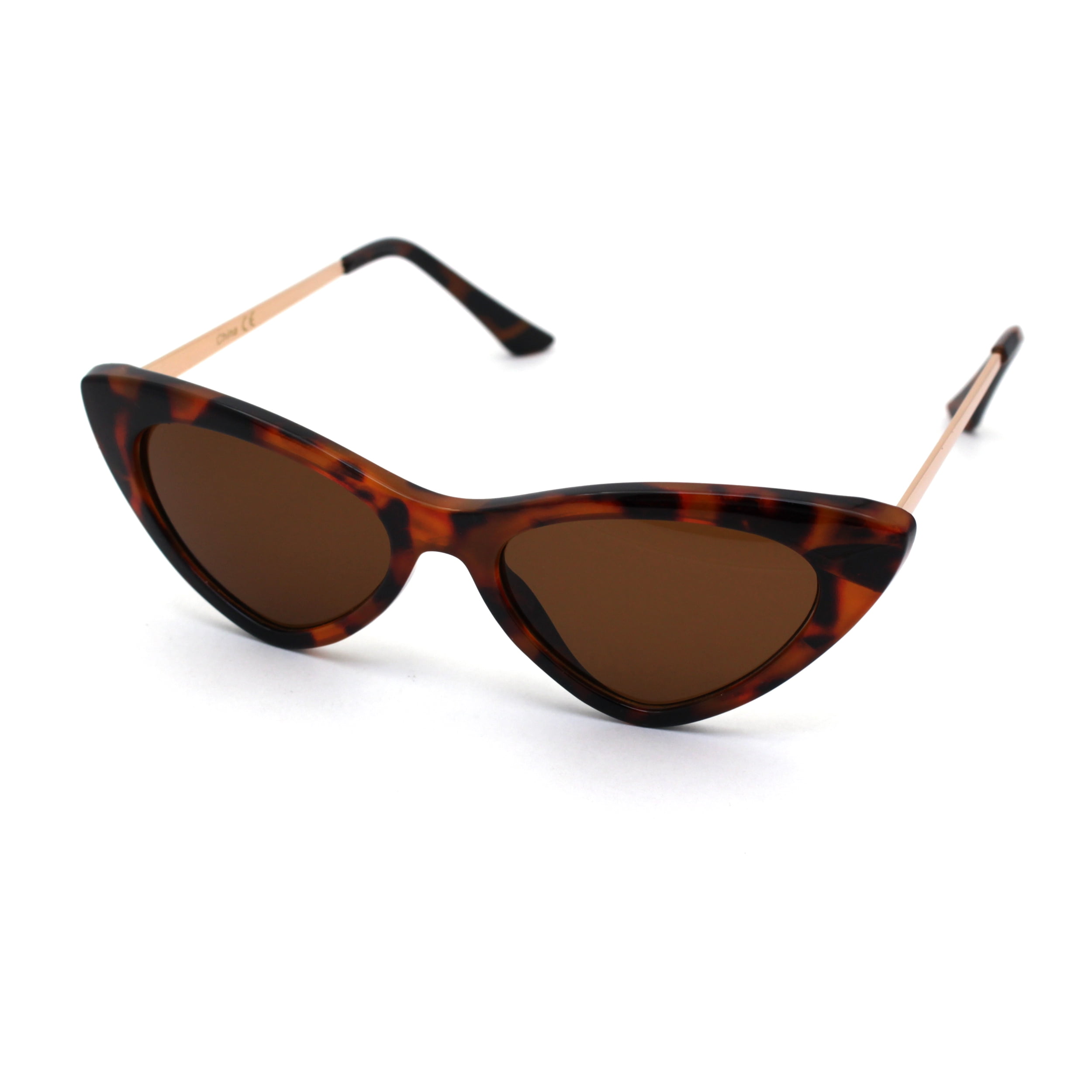 Womens Chic Classic 20s Mod Cat Eye Sunglasses All Black Womens Chic Classic 20s Mod Cat Eye Sunglasses All Black