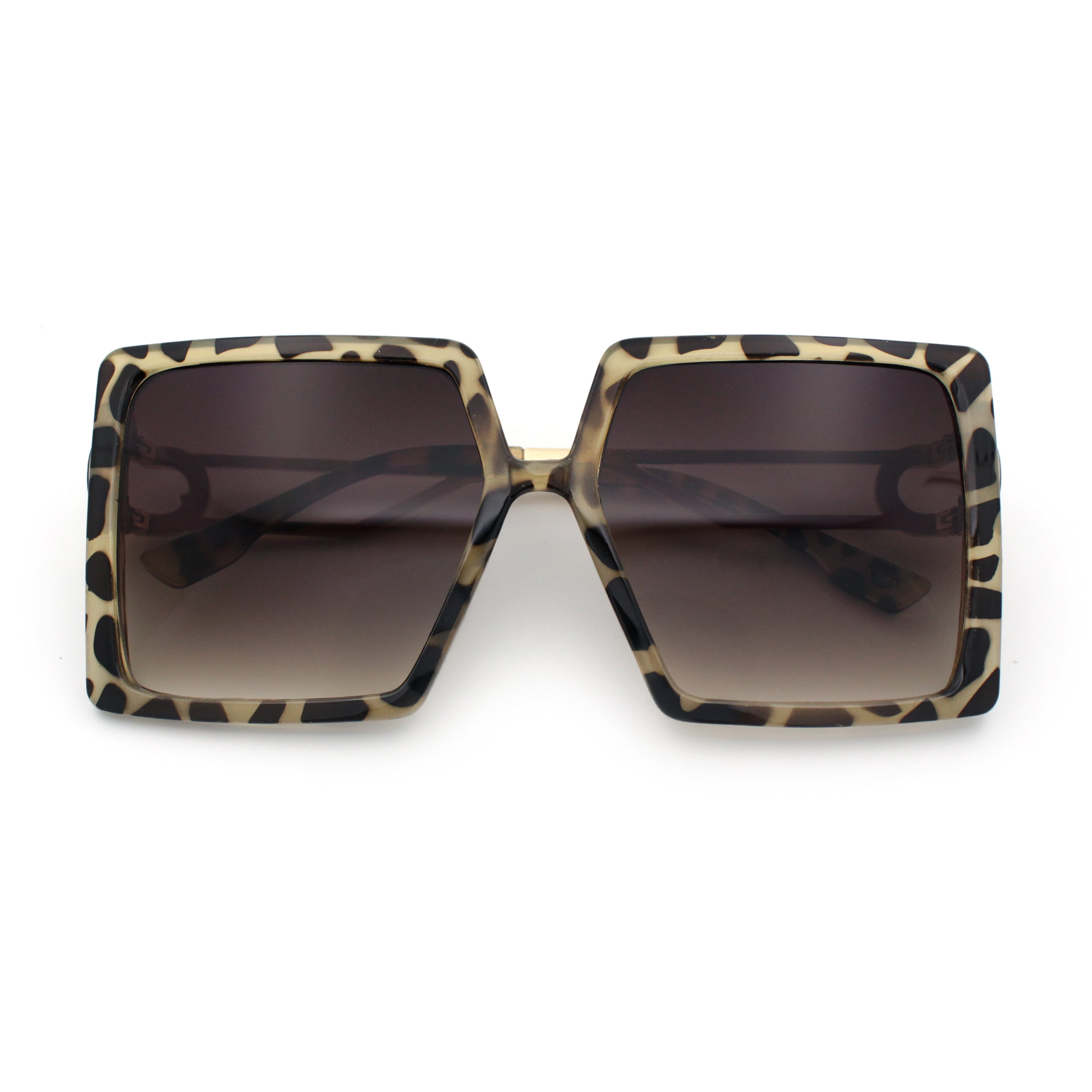 Luxury Chic Brown Sunglasses CHARLOTTE Rose Gold Aviator Sunglasses With AF Logo: Women main image 4