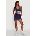 thumbnail image 1 of Womens Chic High-Waisted Mineral Wash Shorts, 1 of 4