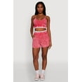 thumbnail image 1 of Womens Chic High-Waisted Mineral Wash Shorts, 1 of 4
