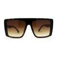 thumbnail image 1 of Womens Chic Shield Butterfly Oversize Diva Sunglasses Brown Tortoise Brown, 1 of 4