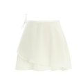 thumbnail image 1 of Womens Chiffon Mini Skirts Ballet One Practice Dance Dancing Tie Short Lightweight Beige Skirt L, 1 of 2