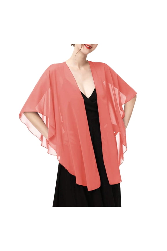 Womens Chiffon Shawls And Wraps Wedding Party Sheer Shawl Scarf For Evening Dresses Accessories Cover Up Suede Fringe Shawl Blanket Shawl Wraps for Women plus Size Womens plus Size Womens Wraps