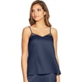 thumbnail image 1 of Womens Chiffon Trim Lounge Cami, S, Maritime Blue, 1 of 3