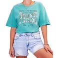 thumbnail image 1 of Womens Christian Easter Shirt  Faith Based Spring Religious Shirt Seafoam Shirt Adult Medium, 1 of 7