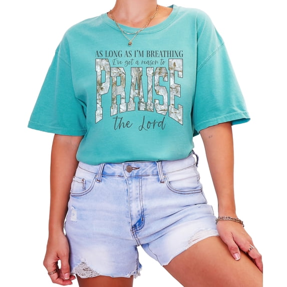 Womens Christian Easter Shirt Faith Based Spring Religious Shirt Seafoam Shirt Adult Medium