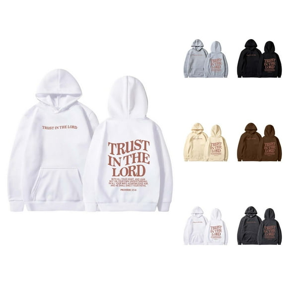 Womens Christian Hoodie 2025 Long Sleeve Y2K Graphic Jesus Hoodies with Pocket Hooded Sweatshirt Hoodie Women Pullover