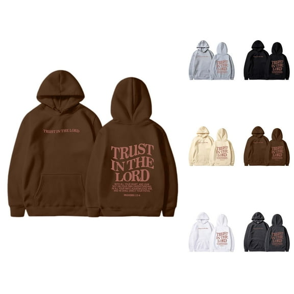 Womens Christian Hoodie 2025 Long Sleeve Y2K Graphic Jesus Hoodies with Pocket Hooded Sweatshirt Hoodie Women Pullover