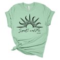 thumbnail image 1 of Womens Christian T-shirt Spirit Lead Me Psalms 143:10 Short Sleeve T-shirt-Mint-4xl, 1 of 1