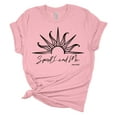 thumbnail image 1 of Womens Christian T-shirt Spirit Lead Me Psalms 143:10 Short Sleeve T-shirt-Pink-4xl, 1 of 1