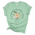 thumbnail image 1 of Womens Christian Tshirt Be Strong Be Brave Be Fearless Joshua 1:9 Short Sleeve T-shirt-Mint-6xl, 1 of 1